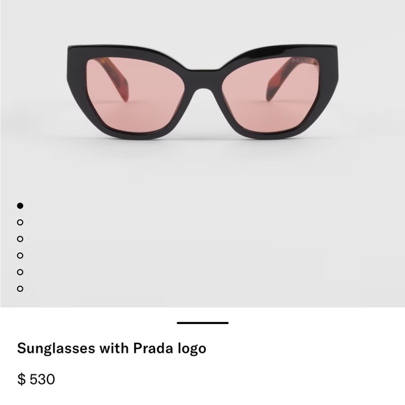 Prada Butterfly Polarized Sunglasses - Picture 1 of 9
